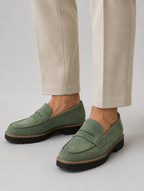 Women’s Classic Comfort Loafers – Leather Look