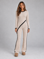 Women’s Ribbed Knit Co-Ord Set — Khaki