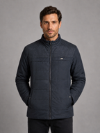 Men’s Fleece Lined Padded Jacket — Black