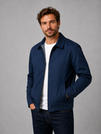 Men’s Lightweight Zip Jacket — Navy