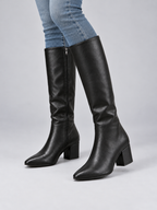 Women’s Knee High Boots — model-worn studio view