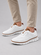 Men’s Lightweight Comfort Knit Trainers — model-worn studio view