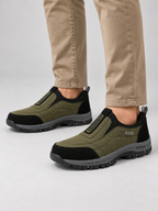 Men’s Comfort Slip-On Walking Shoes – Durable Outdoor Style — model-worn studio view